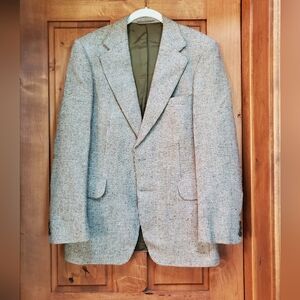Vintage 3-Piece Suit Handmade in Donegal Ireland Size 32 Pants, 44 Jacket.